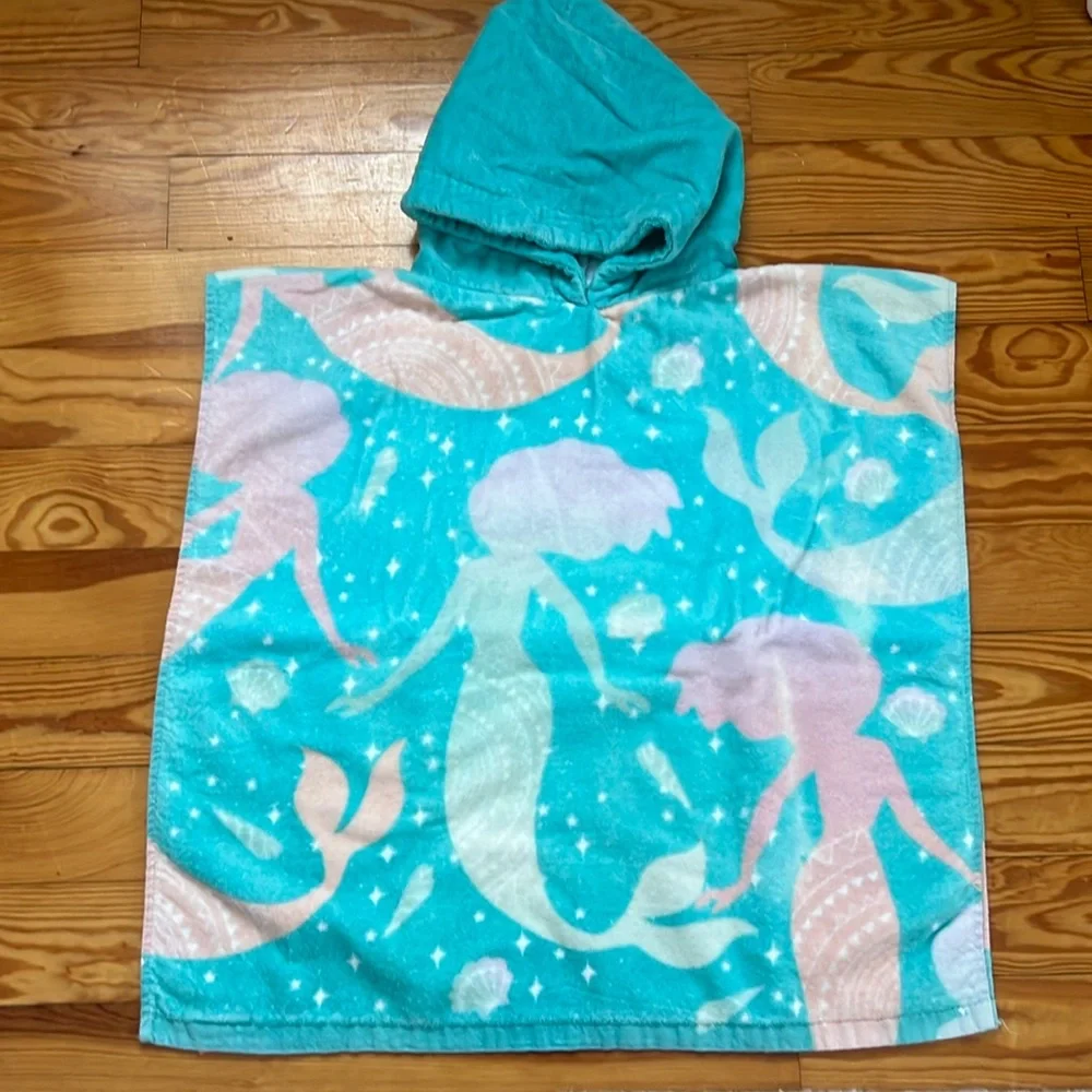 Mermaid Hooded Towel Wrap